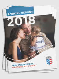 Code of Support Foundation Annual Report 2018, Cover grey background